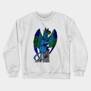 Blue Magical Griffon Crewneck Sweatshirt